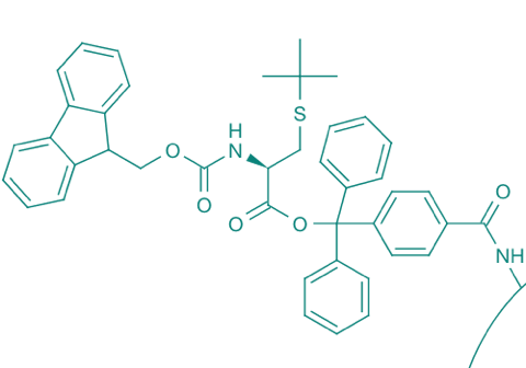 Fmoc-L-Cys(tBu)-TCP-Resin 
