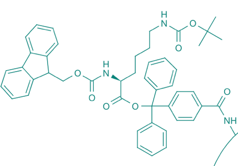 Fmoc-L-Lys(Boc)-TCP-Resin 