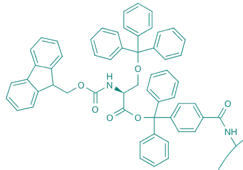Fmoc-L-Ser(Trt)-TCP-Resin 