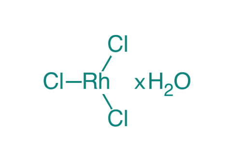 Rhodium(III)-chlorid Hydrat, 98% 