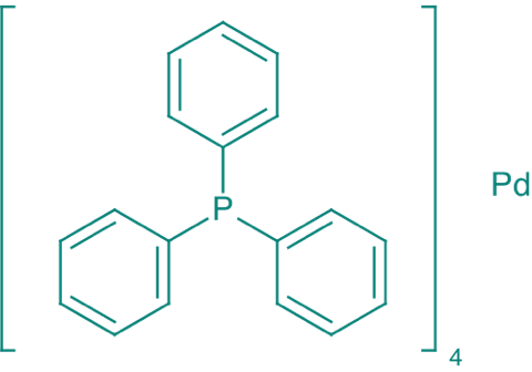 Tetrakis(triphenylphosphin)palladium(0), kristallin