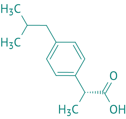 (R)-(-)-Ibuprofen, 96% 