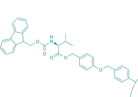 Fmoc-Val-Wang-Harz (1% DVB; 100-200 mesh; 0,3-0,8 mmol/g)