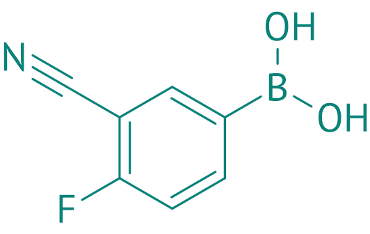 3-Cyano-4-fluorphenylboronsure, 98% 