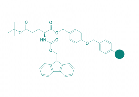 Fmoc-Glu(OtBu)-Wang Harz (1% DVB; 100-200 mesh; 0,3-0,8 mmol/g)