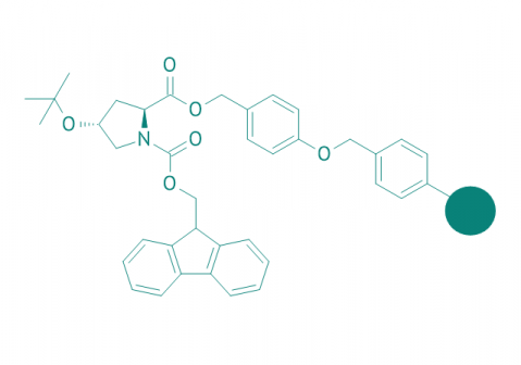 Fmoc-Hyp(tBu)-Wang Harz (1% DVB; 100-200 mesh; 0,3-0,8 mmol/g)