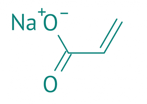 Natriumacrylat, 98% - weies Pulver, wssrige Lsung (380 mg/ml) fast farblos und klar