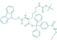 Fmoc-L-Lys(Boc)-TCP-Resin 