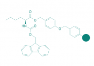 Fmoc-Nle-Wang Harz (1% DVB; 100-200 mesh; 0,3-0,8 mmol/g)