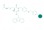 Fmoc-Cys(Acm)-Wang Harz (1% DVB; 100-200 mesh; 0,3-0,8 mmol/g)