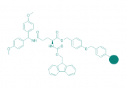 Fmoc-Gln(Mbh)-Wang Harz (1% DVB; 100-200 mesh; 0,3-0,8 mmol/g)