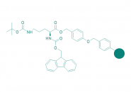 Fmoc-Orn(Boc)-Wang Harz (1% DVB; 100-200 mesh; 0,3-0,8 mmol/g)