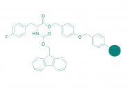 Fmoc-D-Phe(4-F)-Wang Harz (1% DVB; 100-200 mesh; 0,3-0,8 mmol/g)
