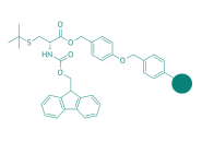 Fmoc-D-Cys(tBu)-Wang Harz (1% DVB; 100-200 mesh; 0,3-0,8 mmol/g)